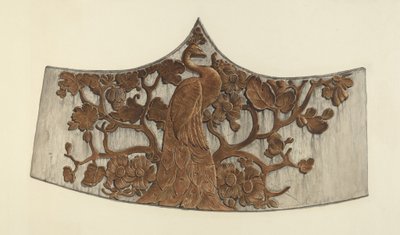 Pfauenheckenschnitzerei von John Davis