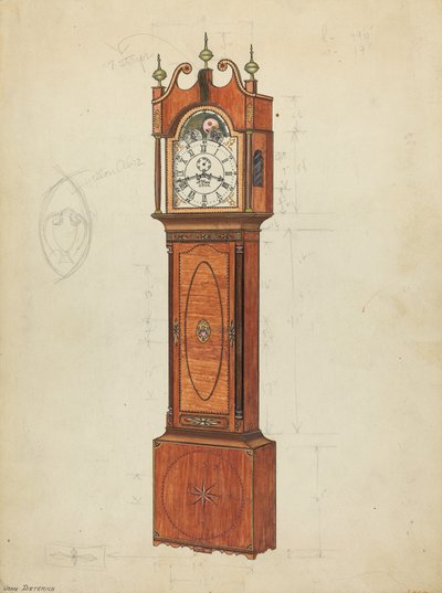 Hohe Uhr von John Dieterich