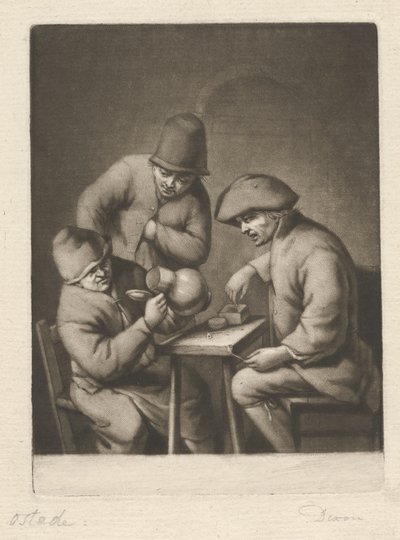 Bauern beim Trinken von John Dixon