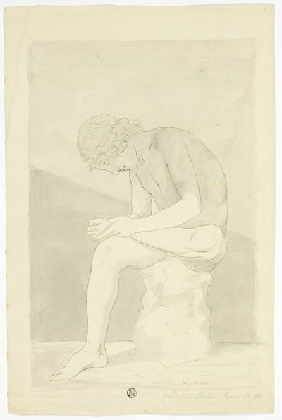 Der Dornzieher (Lo Spinario) von John Downman