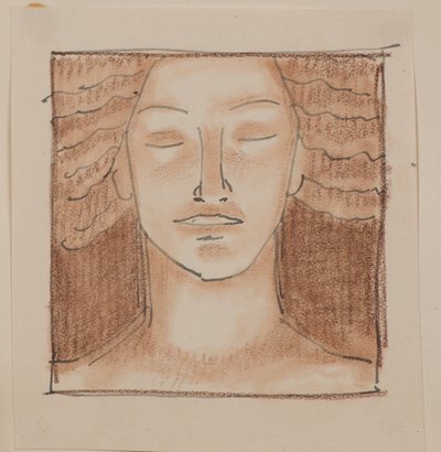 Ohne Titel [Männliches Gesicht] von John Duncan