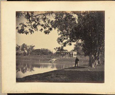 Ansicht im Garten von Rajah Ghosaul von John Edward Saché