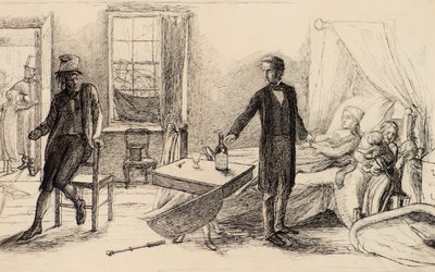 Getränk von John Everett (attr.to) Millais