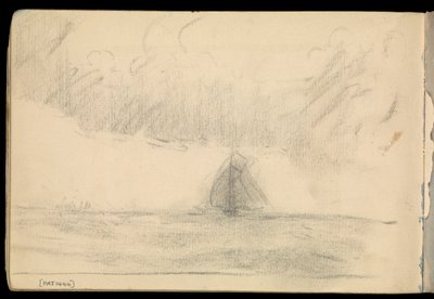 Meereslandschaft, Skizzenbuch von John Everett