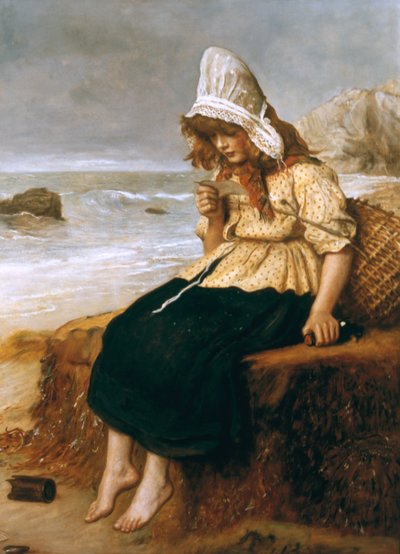 Eine Nachricht vom Meer von John Everett Millais