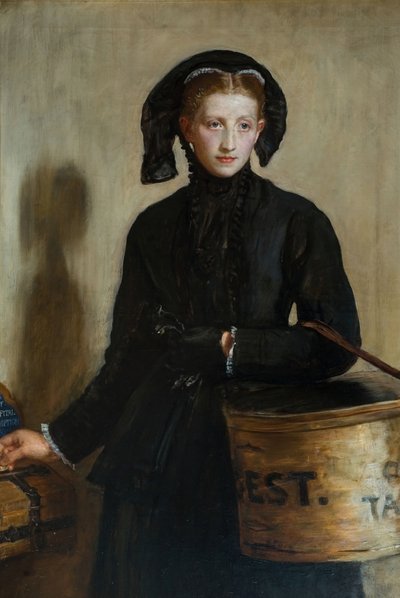 Das Scherflein der Witwe, 1870 von John Everett Millais