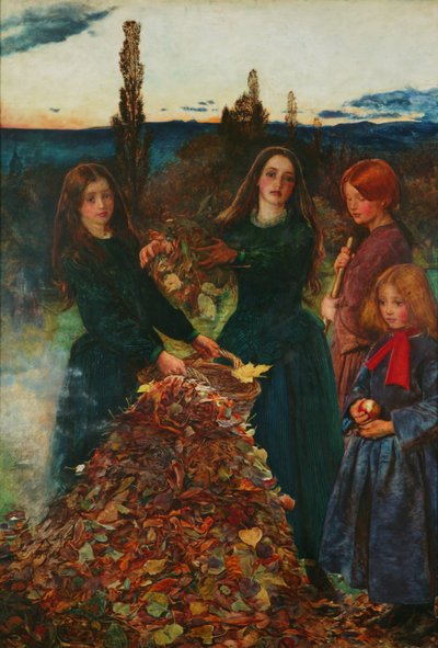 Herbstblätter von John Everett Millais