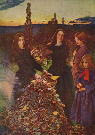 Herbstblätter, 1856, ca. 1915 von John Everett Millais
