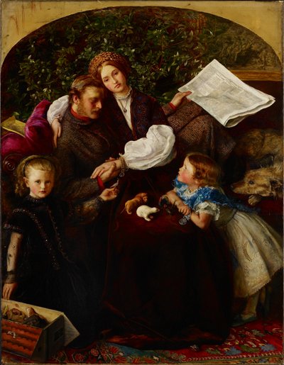 Frieden geschlossen, 1856 von John Everett Millais