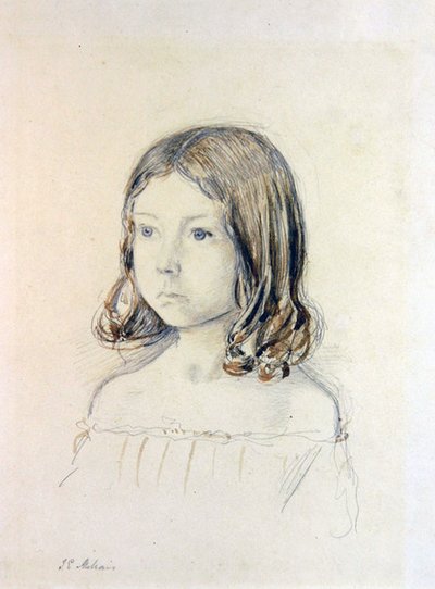 Porträt von Mary Gertrude Holmes von John Everett Millais