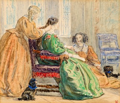 Die Toilette von John Everett Millais