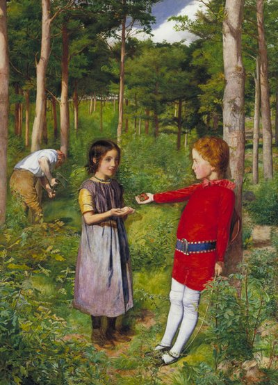 Die Tochter des Holzfällers, 1851 von John Everett Millais