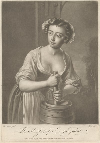 Die Beschäftigung der Hausfrau von John Faber the younger