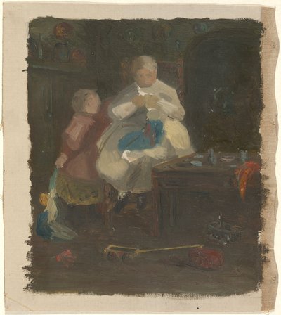 Frau und Kind von John Ferguson Weir