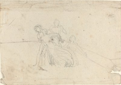 Blatt mit Studien von John Flaxman