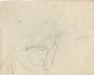 Blatt mit Studien (recto und verso) von John Flaxman