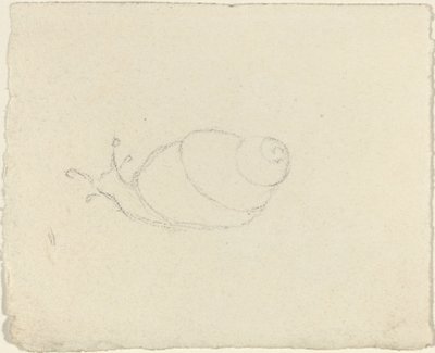 Schnecken (recto und verso) von John Flaxman