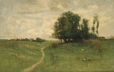 Der Weg zum Dorf, 1882 von John Francis Murphy