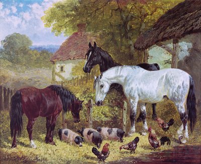 Bauernhof von John Frederick Herring Senior