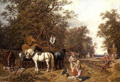 Der Holzfuhrwagen von John Frederick Herring Senior