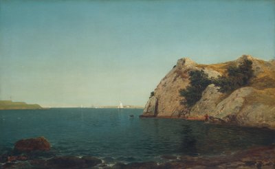 Beacon Rock, Newport Harbor von John Frederick Kensett
