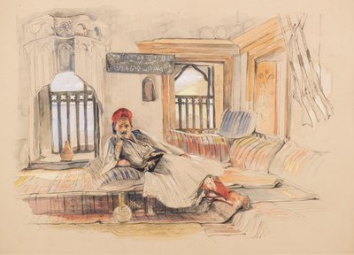 Ein östliches Interieur von John Frederick Lewis