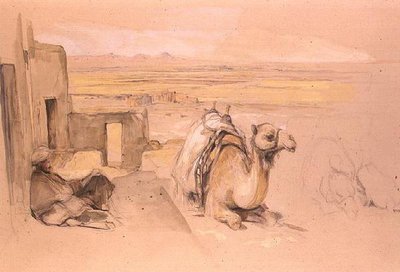 Kamel, West-Theben von John Frederick Lewis