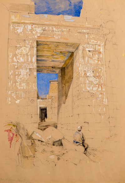 Teil des Propylons von Philae von John Frederick Lewis