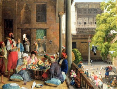 Das Mittagsmahl, Kairo von John Frederick Lewis