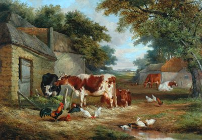 Bauernhof, 1856 von John Frederick Herring Senior