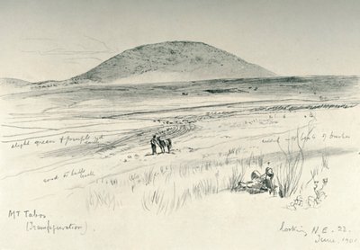 Berg Tabor, 1902 von John Fulleylove