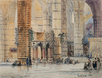 Kathedrale von Siena von John Fulleylove
