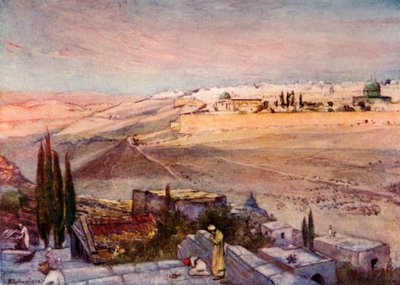 Sonnenaufgang vom Ölberg von John Fulleylove