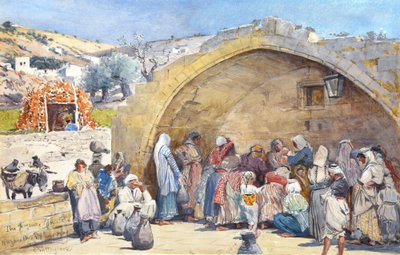 Der Brunnen der Jungfrau in Nazareth von John Fulleylove