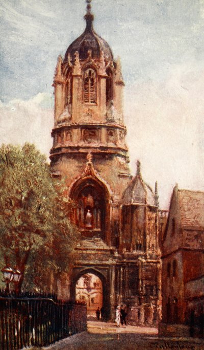 Tom Tower, Christ Church College, 1903 von John Fulleylove