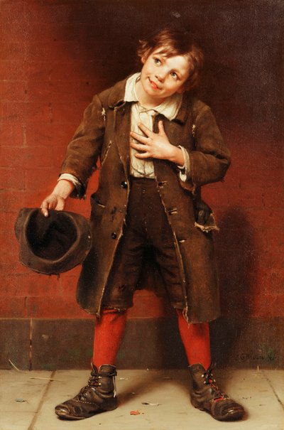 Betteljunge von John George Brown