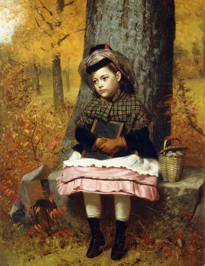 Auf dem Weg zur Schule, 1873 von John George Brown