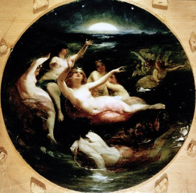 Diana und ihre Nymphen, 1850 von John George Naish