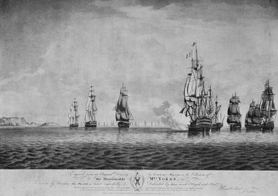 Die Schlacht der Heiligen, um 1795 von John Goldar