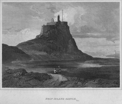 Holy Island Castle, 1814 von John Greig