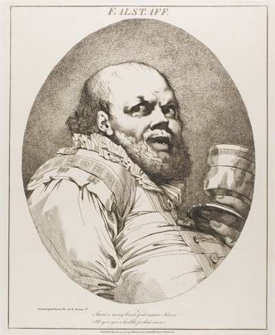 Falstaff von John Hamilton Mortimer