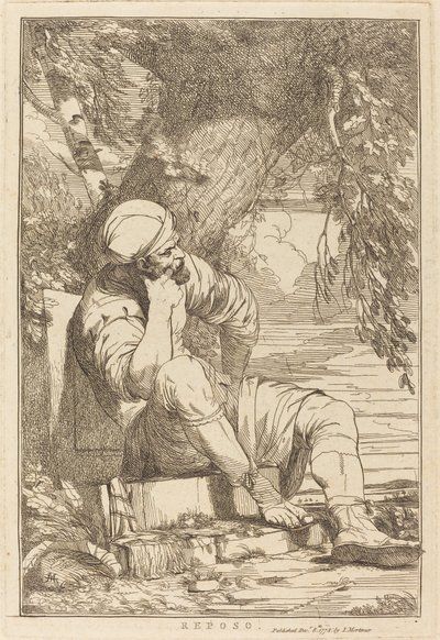 Reposo von John Hamilton Mortimer
