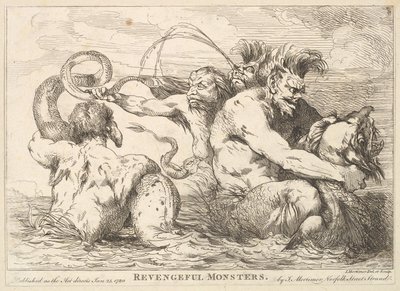 Rachsüchtige Monster, 25. Januar 1780 von John Hamilton Mortimer