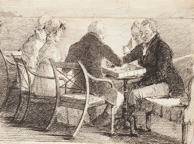 Backgammon, 1808 von John Harden