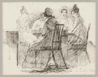 Sitzende Gruppe, 1808 von John Harden