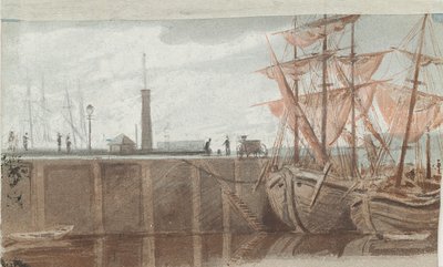 Schiffe in Whitehaven von John Harden