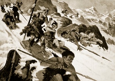 Die Kimbern in den Alpen von John Harris Valda