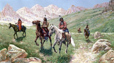 Im Cheyenne-Land, 1896 von John Hauser