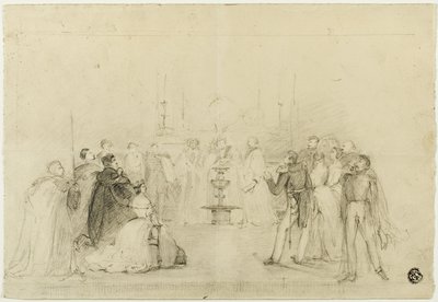 Studie von John Hayter