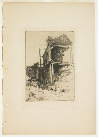 Die verlassene Mühle, 1888-1889 von John Henry Twachtman